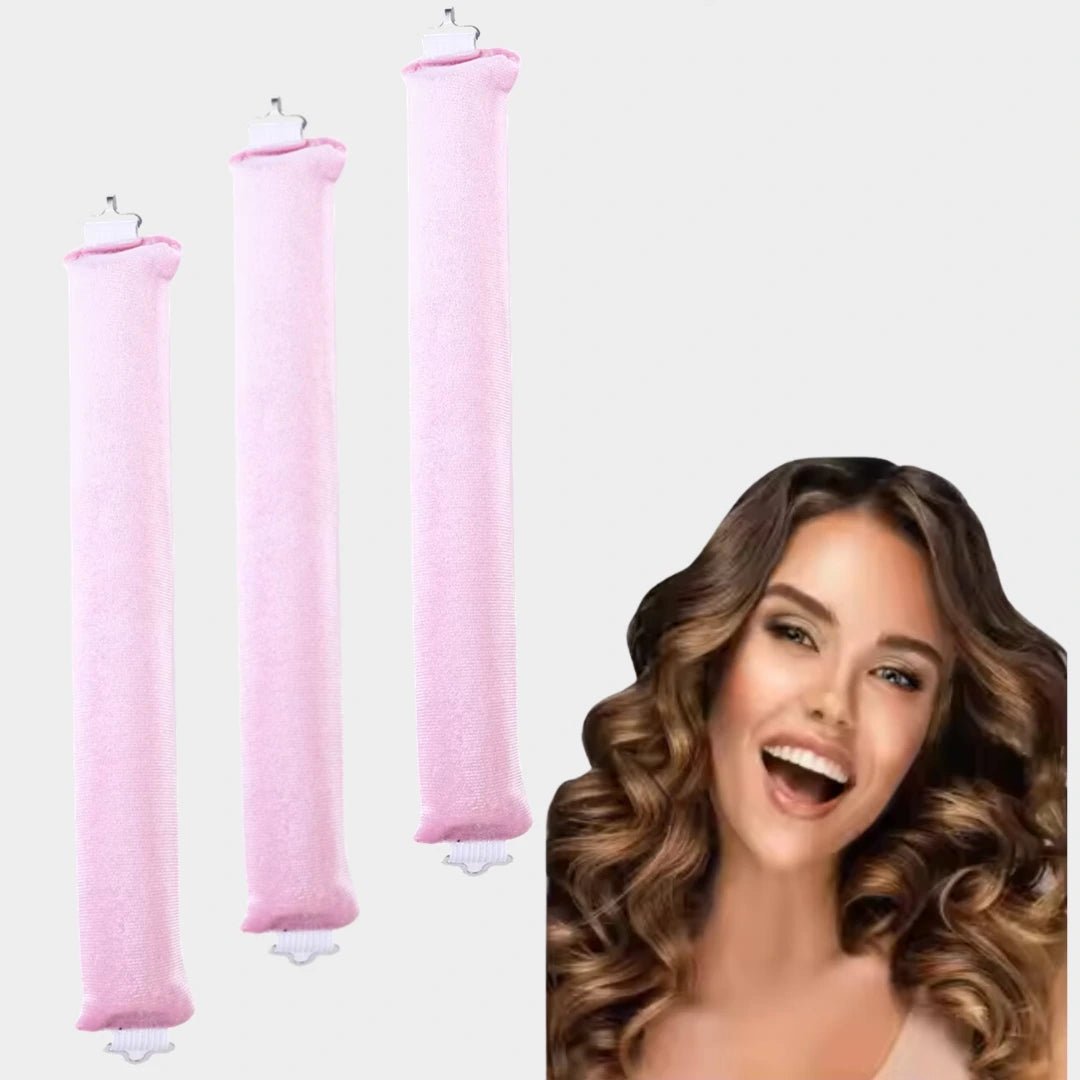Velvet Jumbo Curling Rods 3pc - Velvie.