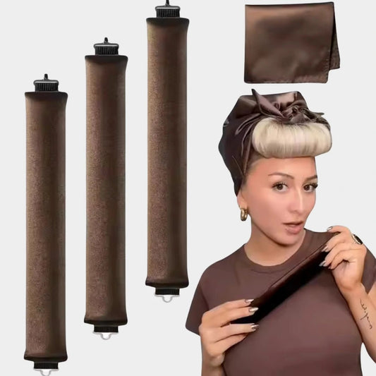 Velvet Jumbo Curling Rods 3pc - Velvie.